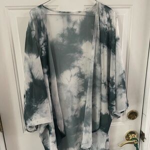 Tie-Dye Kimono Cardigan